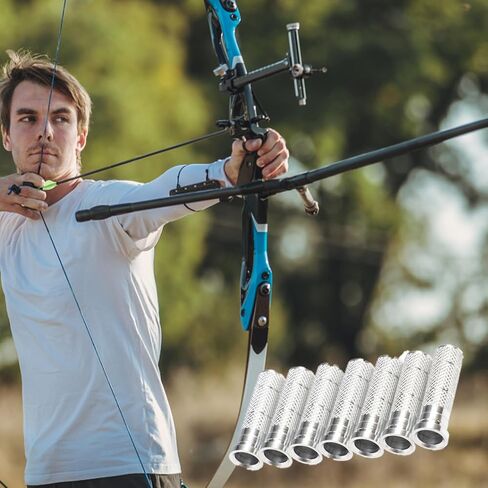 24 Pieces Archery Arrow Aluminum Inserts – 0.2in/6.2mm Replacements for Carbon Arrow Shaft Hunting Accessory​ in Saudi Arabia