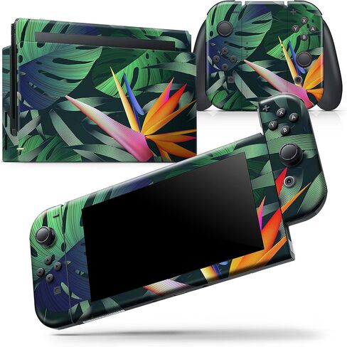 Design Skinz - متوافق مع Nintendo DSi XL - غطاء حماية من الفينيل قابل للإزالة ومقاوم للخدش - الغابة الصيفية الاستوائية v2 in Saudi Arabia