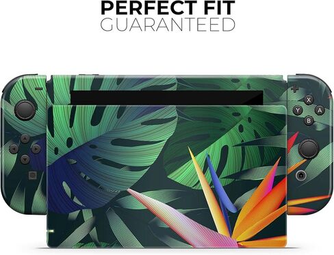 Design Skinz - متوافق مع Nintendo DSi XL - غطاء حماية من الفينيل قابل للإزالة ومقاوم للخدش - الغابة الصيفية الاستوائية v2 in Saudi Arabia