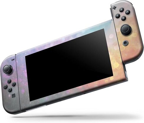 Design Skinz - متوافق مع Nintendo DSi XL - غطاء حماية من الفينيل مقاوم للخدش وقابل للإزالة - مصبوغ بالربط وأجرام سماوية متوهجة غير مركزة in Saudi Arabia
