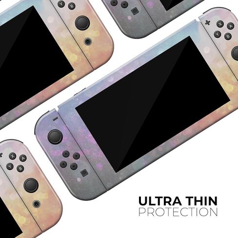 Design Skinz - متوافق مع Nintendo DSi XL - غطاء حماية من الفينيل مقاوم للخدش وقابل للإزالة - مصبوغ بالربط وأجرام سماوية متوهجة غير مركزة in Saudi Arabia