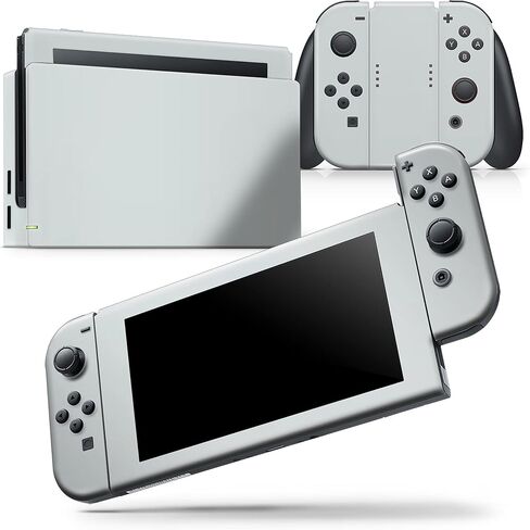 Design Skinz - متوافق مع Nintendo DSi XL - غطاء حماية من الفينيل قابل للإزالة ومقاوم للخدش - رمادي فاتح صلب in Saudi Arabia