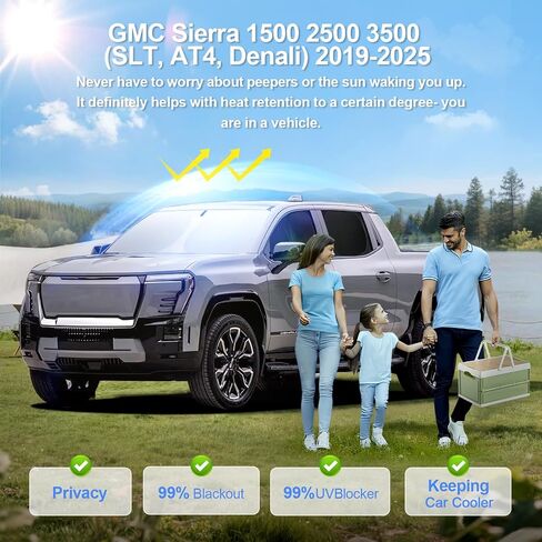 6pcs Car Window Shades for Dodge RAM 1500 2019-2025 Accessories,Windshield Side Rear Full Sunshade,Sun Visor UV Blocking, Privacy Protection and Blackout for Camping Outdoor in Saudi Arabia