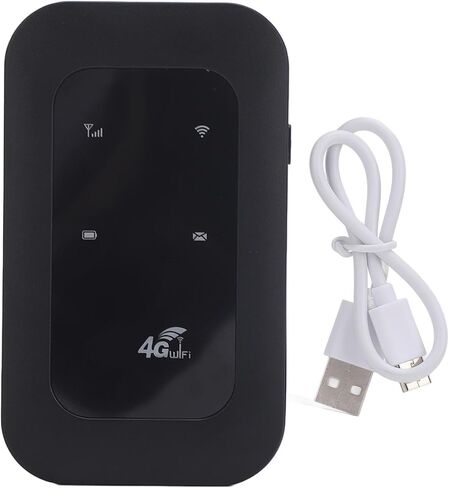 Mobile Hotspot, 4G LTE USB Modem, 150Mbps Unlocked High Speed Hotspot with SIM Card Slot, Portable Router for Travel, Business in Saudi Arabia