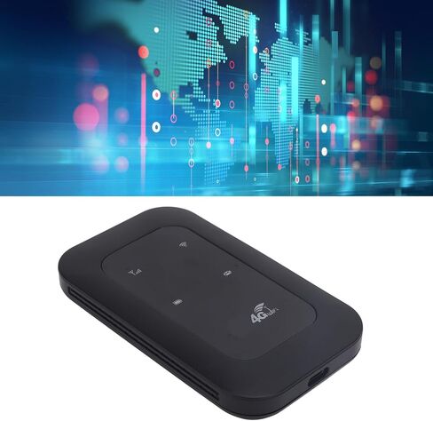 Mobile Hotspot, 4G LTE USB Modem, 150Mbps Unlocked High Speed Hotspot with SIM Card Slot, Portable Router for Travel, Business in Saudi Arabia