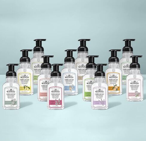 J.R. Watkins No-Rinse Foaming Hand Cleanser – Hand Soap in Pump Dispenser – Bathroom & Kitchen Foam Cleaner – All Natural, Alcohol Free, Unscented, 1.6 fl. Oz, Single in Saudi Arabia
