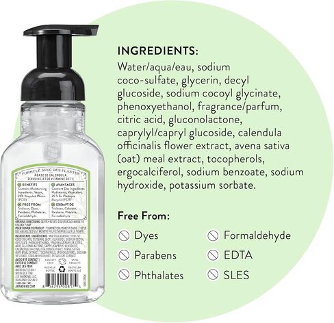 J.R. Watkins No-Rinse Foaming Hand Cleanser – Hand Soap in Pump Dispenser – Bathroom & Kitchen Foam Cleaner – All Natural, Alcohol Free, Unscented, 1.6 fl. Oz, Single in Saudi Arabia