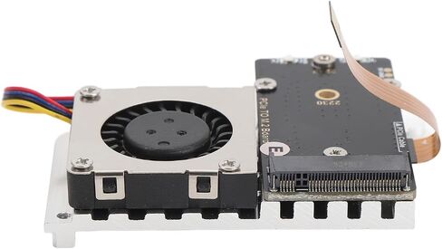 SUNGOOYUE PCIe إلى M.2 لوح مهايئ وحدة نقل سريع للبيانات PCIe إلى M.2 محول مع مروحة لـ Pi 5 in Saudi Arabia