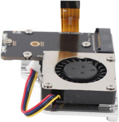 SUNGOOYUE PCIe إلى M.2 لوح مهايئ وحدة نقل سريع للبيانات PCIe إلى M.2 محول مع مروحة لـ Pi 5 in Saudi Arabia