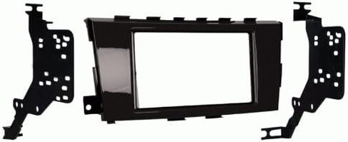 Harmony Audio HA-707552 Compatible with Nissan Altima Sedan 2013 2014 Aftermarket Radio Harness Adapter, MET13-95-7617GHG Double DIN Dash Kit and HA-40NI12 Aftermarket Antenna Adapter in Saudi Arabia