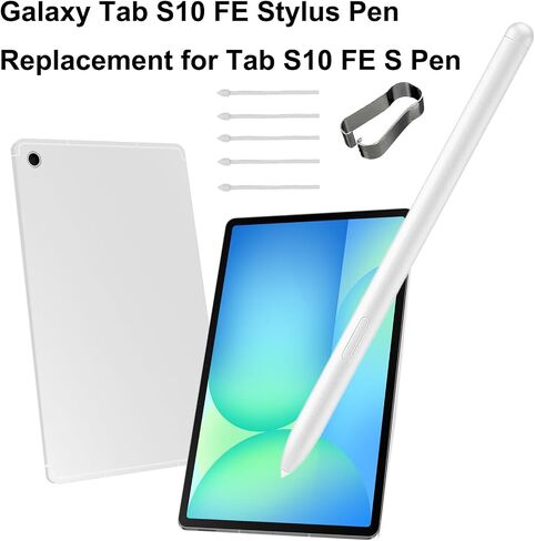Tab S10 FE S Pen Replacement for Samsung Galaxy Tab S10 FE,S10 Lite,Galaxy Tab S10 FE + Stylus Pen Replacement for Tab S10 FE + S Pen with Tips/Nibs(Ice Blue) in Saudi Arabia