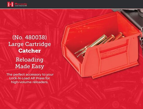 Hornady Cartridge Catcher، كبير، 480038 – التقط المزيد من الخراطيش المكتملة قبل الاضطرار إلى إفراغ الوحدة القياسية لزيادة الإنتاجية in Kuwait