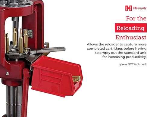 Hornady Cartridge Catcher، كبير، 480038 – التقط المزيد من الخراطيش المكتملة قبل الاضطرار إلى إفراغ الوحدة القياسية لزيادة الإنتاجية in Kuwait