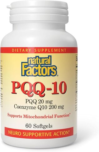 Natural Factors, PQQ-10, Supports Energy and Healthy Aging, Dietary Supplement, 30 softgels (30 servings) in Saudi Arabia