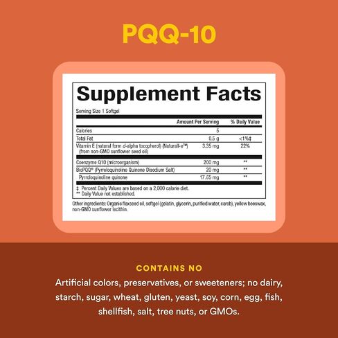Natural Factors, PQQ-10, Supports Energy and Healthy Aging, Dietary Supplement, 30 softgels (30 servings) in Saudi Arabia