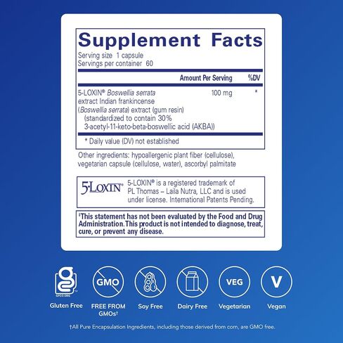 Pure Encapsulations Boswellia AKBA | Supplement to Support Joints, Immune System, Gastrointestinal Tract, and Cell Health* | 120 Capsules in Saudi Arabia