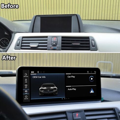 وحدة رأس Linux لسيارة BMW 3 Series F30 F31 F32 F33 F34 NBT CIC نظام CarPlay اللاسلكي Android Auto Radio مع كاميرا عكسية 720P AHD 2012-2017 in Saudi Arabia