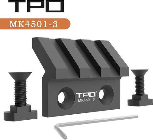 45 Degree Offset Rail Mount, 3/5 Slots Offset Side Flashlight/Optic Picatinny Weaver Rail Section Mount in Saudi Arabia