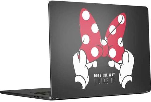 Skinit Decal Laptop Skin Compatible with MacBook Air 15 in (2023) - Officially Licensed Disney Minnie Mouse Dots The Way Design in Saudi Arabia
