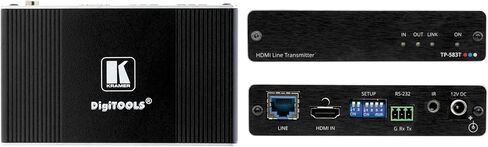 Kramer / TRANSMISOR HD T Base عالي الأداء / 4K / TP-583T 4K HDR HDMI Transmitter مع RS-232 & IR عبر HDBASET طويل المدى - TP-583T (50-80023090) in Kuwait