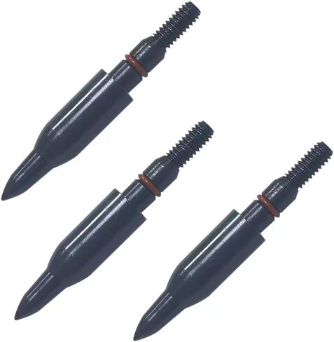 Steel Archery Field Points 100/125/150 Grains Thread Target Head,Screw in Archery Field Tips for Archery Shaft Accessories(1 Dozen 12 PCS) in Saudi Arabia