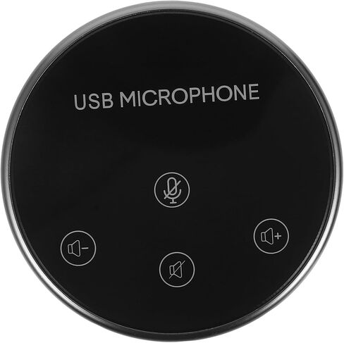 ميكروفون USB متعدد الاتجاهات لسطح المكتب لالتقاط الصوت لعقد مؤتمرات الفيديو والاجتماعات عبر الإنترنت والألعاب والبث الصوتي مع تصميم سهل الاستخدام وتشغيل بسيط in Saudi Arabia