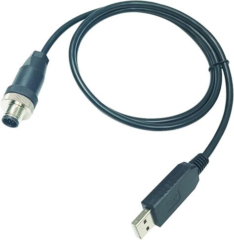 HFHYDZSW F/;TD/;1 شريحة FT232RL USB إلى M12 8PIN RS232 محول كبل الاتصال التسلسلي المتوافق مع موازنات سلسلة METTLER Toledo ICS لمضيف الكمبيوتر الشخصي (1.8 متر) in Kuwait