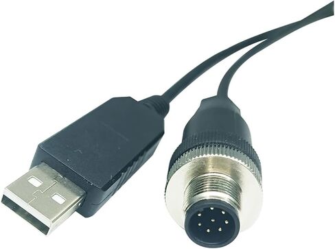HFHYDZSW F/;TD/;1 شريحة FT232RL USB إلى M12 8PIN RS232 محول كبل الاتصال التسلسلي المتوافق مع موازنات سلسلة METTLER Toledo ICS لمضيف الكمبيوتر الشخصي (1.8 متر) in Kuwait