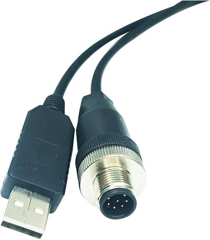 HFHYDZSW F/;TD/;1 شريحة FT232RL USB إلى M12 8PIN RS232 محول كبل الاتصال التسلسلي المتوافق مع موازنات سلسلة METTLER Toledo ICS لمضيف الكمبيوتر الشخصي (1.8 متر) in Kuwait