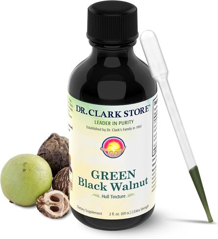 Original Green Black Walnut Hull Tincture (Extra Strength) by Dr. Hulda Clark, 4 oz in Saudi Arabia