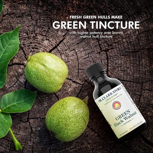 Original Green Black Walnut Hull Tincture (Extra Strength) by Dr. Hulda Clark, 4 oz in Saudi Arabia