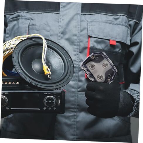 LIFKOME Car Audio Power Splitter Ground Distribution Block Compatibility for Improved Sound Performance Easy Installation and Noise Interference Reduction Output in Saudi Arabia