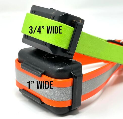 SparkDog Collars HiFlex Quick Adjust E-Collar Replacement Strap Dog Training Collar Fits Educator, Garmin, Dogtra, Sportdog Replacement Strap, Genuine BioThane®-Made in The USA (HiFlex Blue, 1") in Kuwait