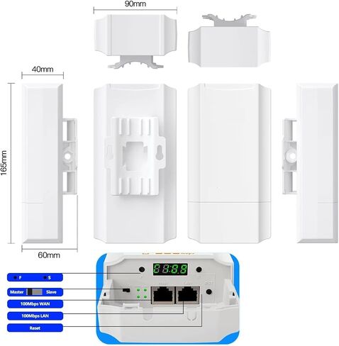900Mbps CPE Bridge Signal Extender Repeater in Saudi Arabia