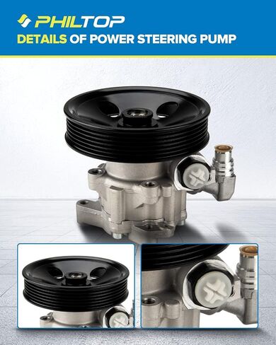 21-5219 Power Steering Pump for Frontier 1999-2004 3.3L, Xterra 2000-2004 3.3L, 491104S100 in Kuwait