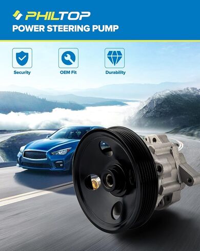 21-5219 Power Steering Pump for Frontier 1999-2004 3.3L, Xterra 2000-2004 3.3L, 491104S100 in Kuwait
