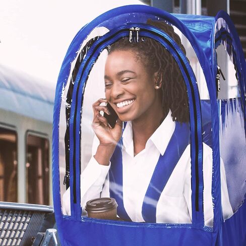 WeatherPod® StadiumPod® The Original Pop-Up Pod - 1 Person Wearable Stadium Pod - Protection from The Wind, Rain, and Cold - Weather Pod for The Bleachers - Personal Tent for Sporting Events in Saudi Arabia