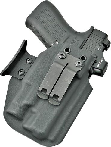 Light Bearing IWB Kydex Holster for Glock 48 with Streamlight TLR 7 SUB | IWB Kydex Holster for Glock 48 MOS | Blackout Series Holster in Kuwait
