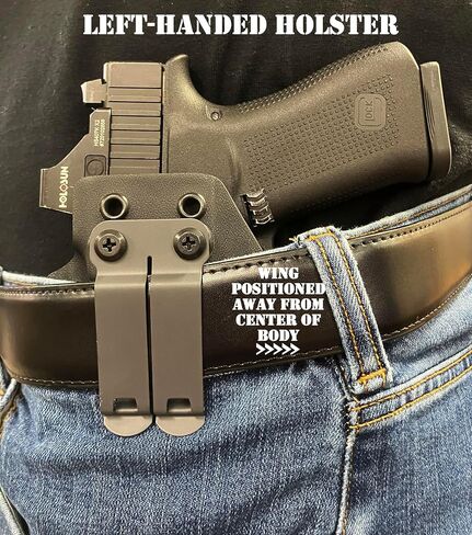 حافظة IWB Kydex خفيفة الوزن لغلوك 48 مع Streamlight TLR 7 SUB | IWB Kydex الحافظة لغلوك 48 MOS | حافظة سلسلة التعتيم in Kuwait