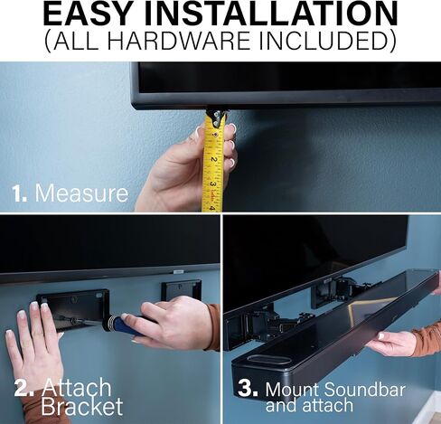 Sanus Universal Extendable Soundbar Wall Mount - WSBWM1-B2 in Saudi Arabia