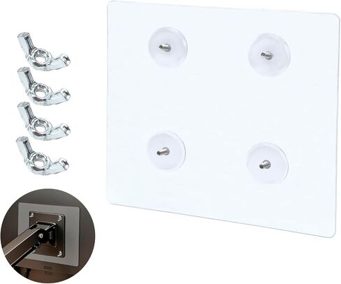 محول تركيب شاشة غير VESA - حامل محول VESA مقاس 75 × 75 مم للشاشة بدون فتحات لشاشات مسطحة مقاس 17-22 بوصة بسعة تحميل 17 رطلًا in Kuwait