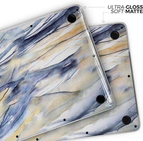 مجموعة أدوات لاصقة مقاومة للخدش لكامل الجسم من Design Skinz Papered Slate متوافقة مع MacBook 16 بوصة Pro (A2141) in Saudi Arabia