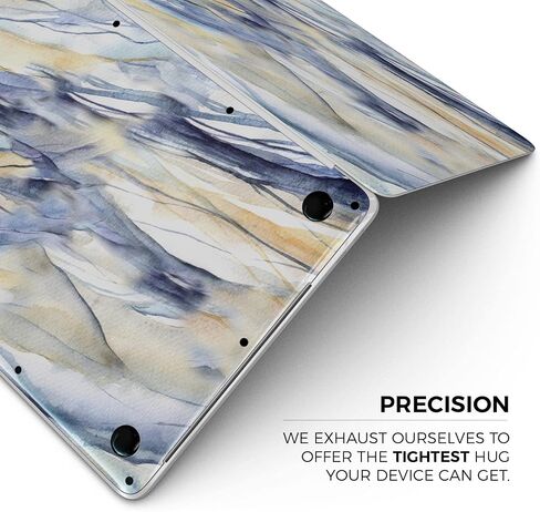 مجموعة أدوات لاصقة مقاومة للخدش لكامل الجسم من Design Skinz Papered Slate متوافقة مع MacBook 16 بوصة Pro (A2141) in Saudi Arabia