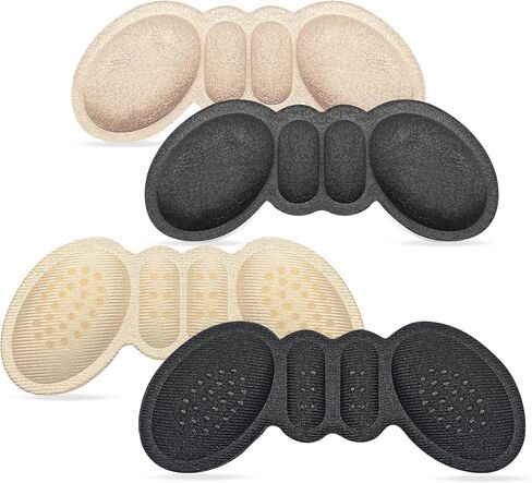 Metatarsal Pads Women, Forefoot Gel Pads Shoe Inserts, Foot Cushion Pads Reusable All Day Pain Relief, Ball of Foot Cushions, Anti Sliding Shoe Pads, Reduce Blisters, High Heel Inserts (3-Pairs) in Saudi Arabia