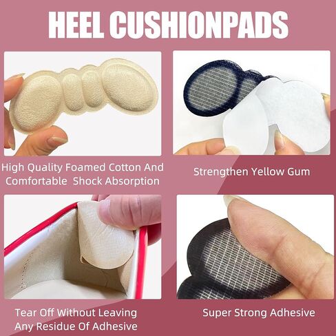 Metatarsal Pads Women, Forefoot Gel Pads Shoe Inserts, Foot Cushion Pads Reusable All Day Pain Relief, Ball of Foot Cushions, Anti Sliding Shoe Pads, Reduce Blisters, High Heel Inserts (3-Pairs) in Saudi Arabia