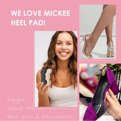 Metatarsal Pads Women, Forefoot Gel Pads Shoe Inserts, Foot Cushion Pads Reusable All Day Pain Relief, Ball of Foot Cushions, Anti Sliding Shoe Pads, Reduce Blisters, High Heel Inserts (3-Pairs) in Saudi Arabia