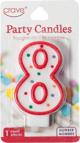 شموع عيد ميلاد منقطة من Jacent, 1-Pack in Kuwait