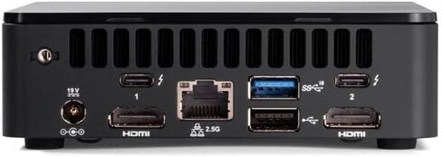 Intel NUC 12 Pro Kit Mini Desktop, Intel i7-1270P vPro 12-Core, Intel Iris Xe Graphics, 16GB DDR4, 512GB M.2 SSD, Thunderbolt 4, RJ-45, HDMI 2.1, Wi-Fi 6E, Bluetooth 5.3, Win11 Pro, COU 32GB USB in Saudi Arabia