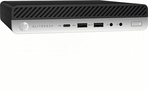 HP EliteDesk 705 G5 Mini Desktop Computer PC, Windows 11 Pro, AMD Quad-Core Ryzen 5 Pro 3400G Up to 3.9GHz, 16GB DDR4 RAM, 256GB SSD, DP, Keyboard & Mouse (Renewed) in Saudi Arabia