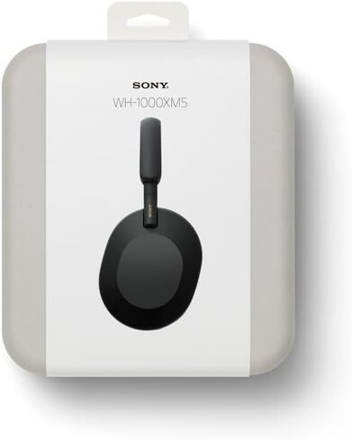 Sony WH-1000XM5B Noise Canceling Wireless Headphones - 30hr Battery Life - Over-Ear Style - Optimized for Alexa and Google Assistant - Built-in mic for Calls - International Version - Charcoal Black in Saudi Arabia